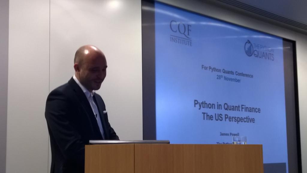 werner_wi's tweet image. Wiley author, Dr Yves Hilpisch at For Python Quant Conference, setting the scene for Python