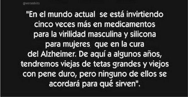 versoshits's tweet photo. Esta frase la pronunció un ganador del nobel de medicina. http://t.co/IS9R4gXvar