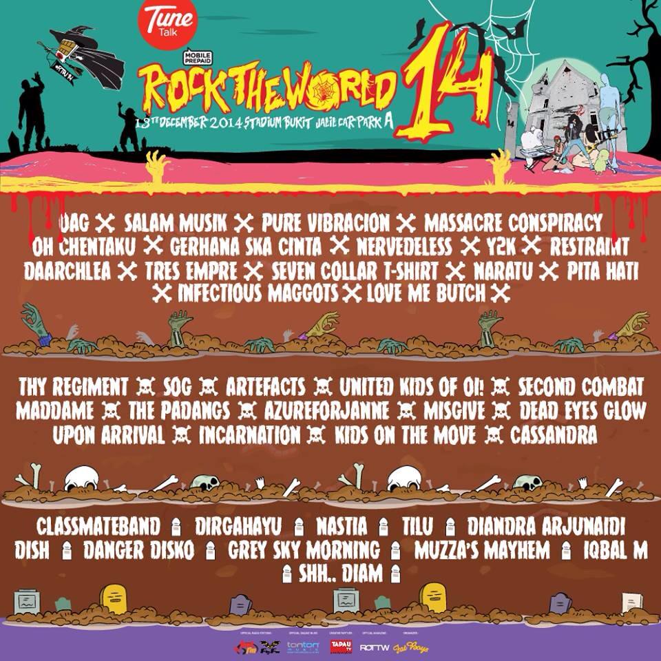 Here's your full line up for #RTW14 ! Brace yourself!
