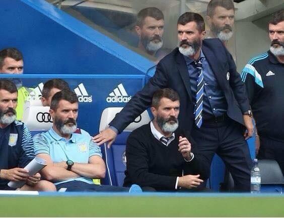 FootyQuandary's tweet image. BREAKING: Roy Keane couldn't handle all his roles, so has left Aston Villa to focus on his beard.