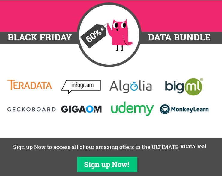 bigdatadebate's tweet image. .@Teradata @geckoboard @gigaom @importio #BlackFriday  #DataDeal: bit.ly/1HIK2A7