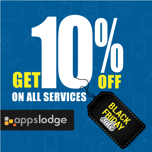 AppsLodge's tweet photo. On this #BlackFirday in the #US Get 10% Discount on all services by #Appslodge http://t.co/1miYwSnDlv #ThanksGiving http://t.co/YIpPrwPCKv