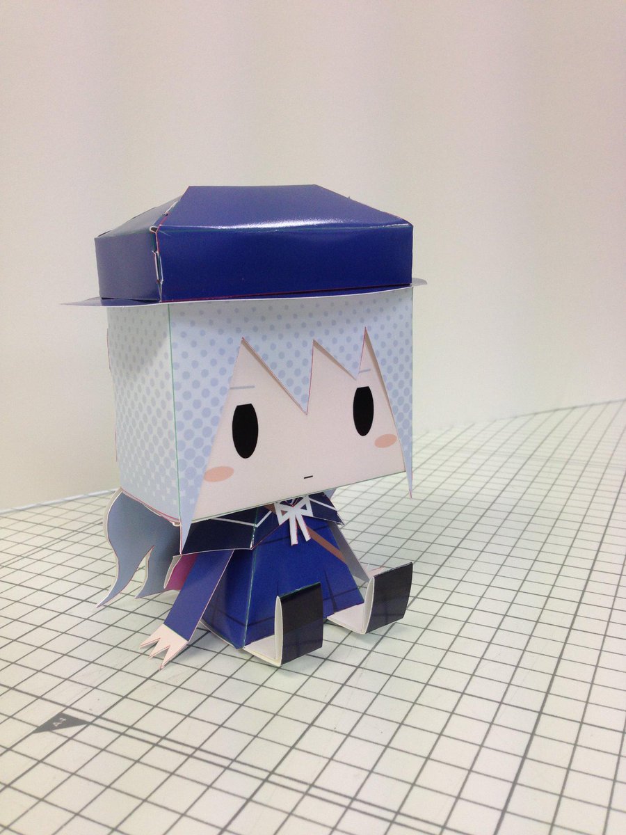 アイドル魔法少女ちるちる みちる公式 一姫ちゃんのグラフィグの校正が届いたので作ってみました ところどころ ラインが入っていますがこれは本物にはありませんのでご安心を Http T Co C6rhnfoprw