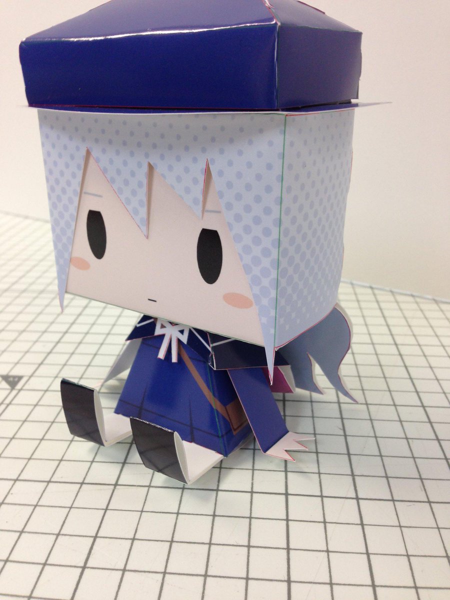 アイドル魔法少女ちるちる みちる公式 一姫ちゃんのグラフィグの校正が届いたので作ってみました ところどころ ラインが入っていますがこれは本物にはありませんのでご安心を Http T Co C6rhnfoprw