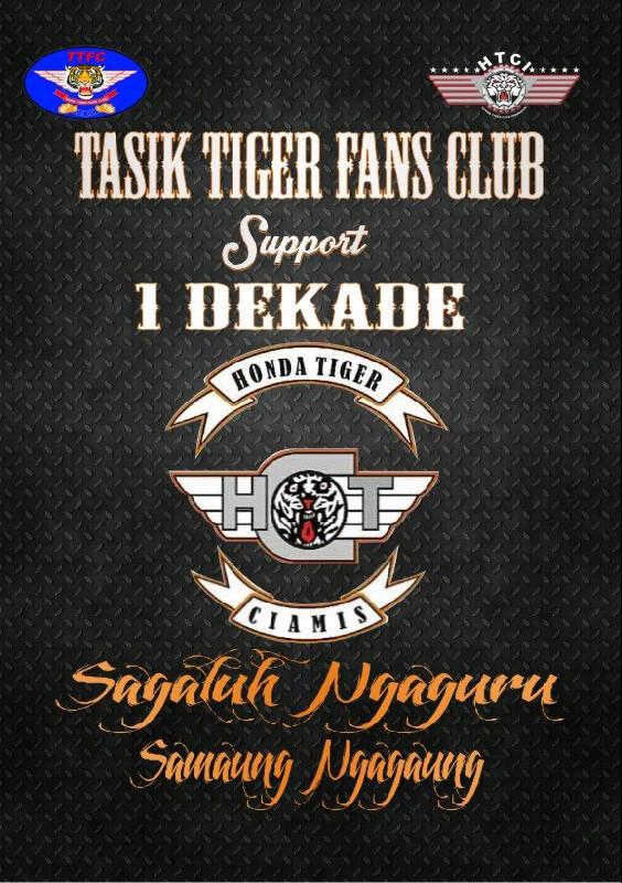 Support 1dekade Honda Tiger Ciamis 29 november 2014 at Lapang Lokasana Ciamis