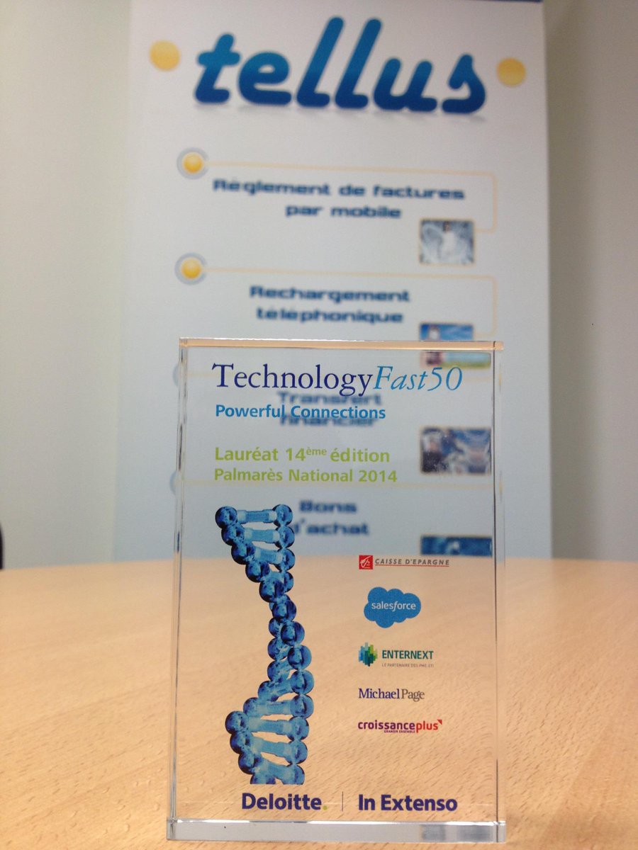 #Fast50  #Innovation #croissance
@InvestirEnFrance
Tellus 37ème rang du Deloitte Technology Fast 50...EMEA à suivre !