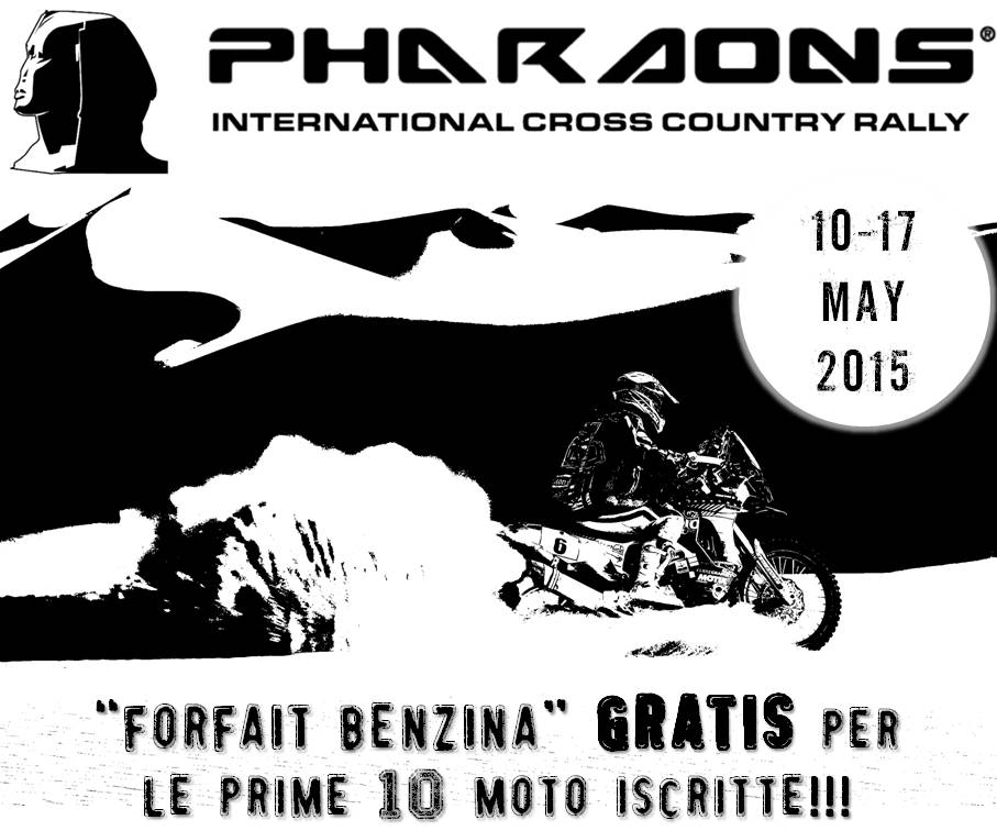 #Pharaons2015: date ufficiali, non resta che iscriversi! Offerta speciale entro il 31/12: madmimi.com/s/bceb95?o=tm