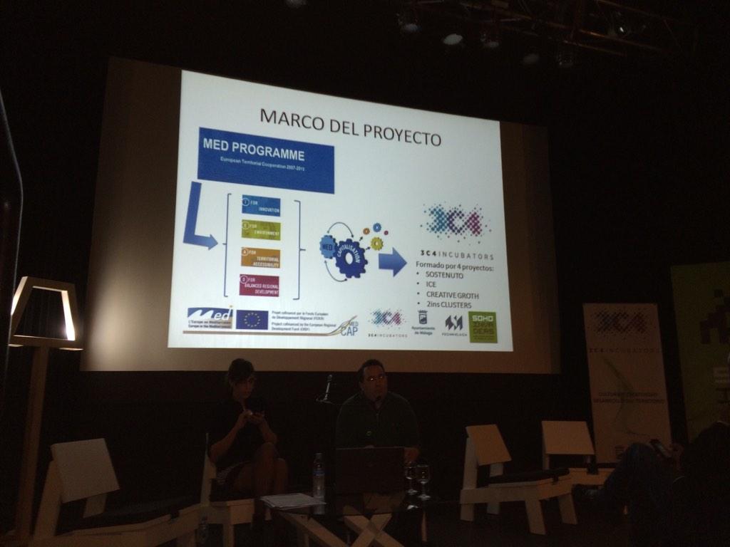 promalaga's tweet photo. .@promalaga explica en @SohoInvaders qué es el proyecto del @3C4Incubators en el que participan más socios europeos http://t.co/xy4fvBRDEl