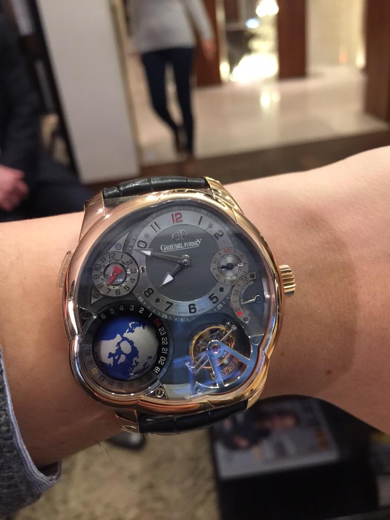 Always a good day when you have this on  <a href="/GreubelForsey/">Greubel Forsey</a> #luxury #luxurylife #gmt #millionairestoys #billionairestoys