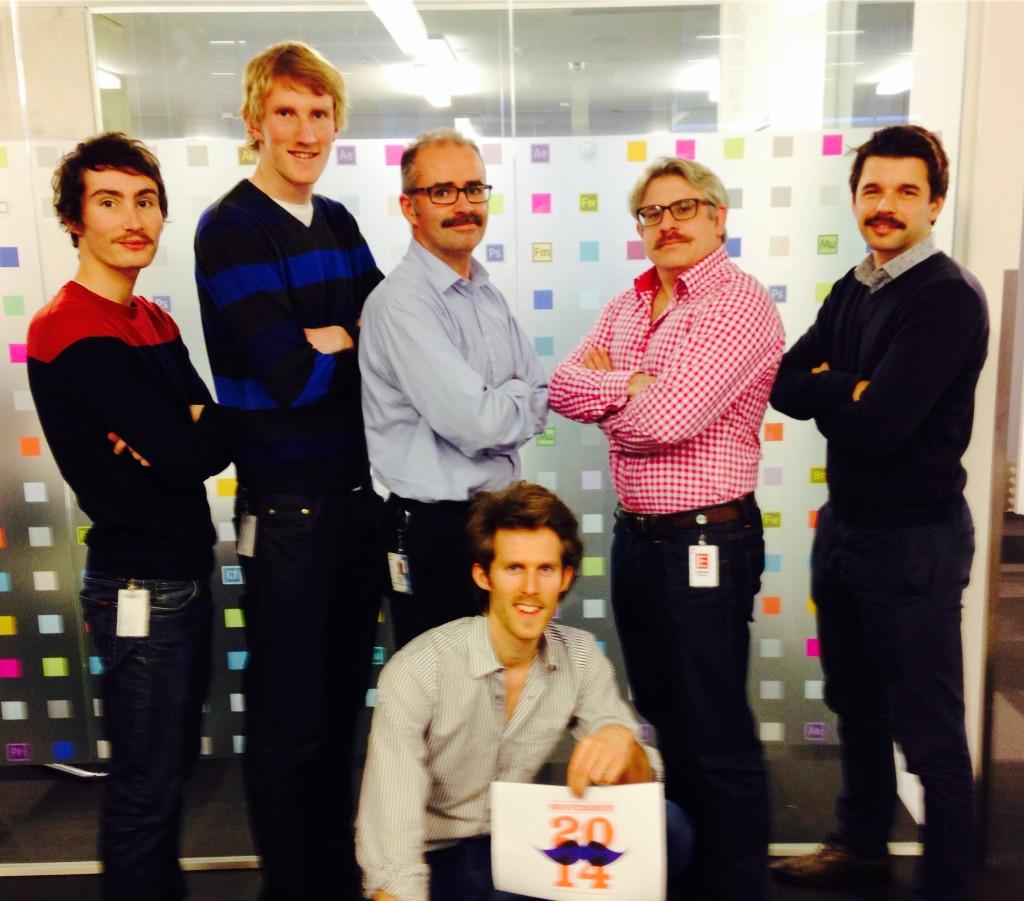 Great job Fitzroy! Epic Movember! #AdobeLife #AdobeLondon #Adobesocial