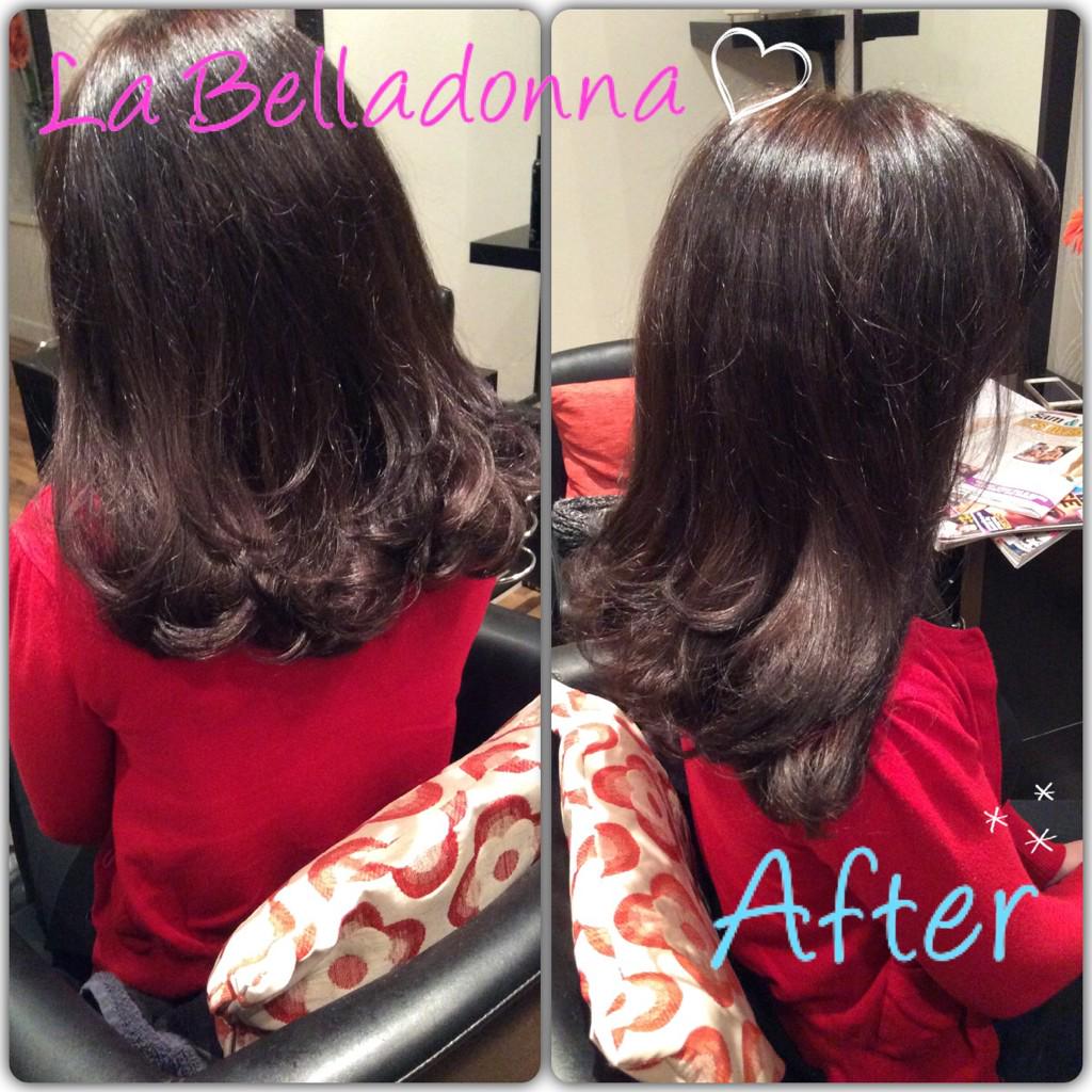 labelladonna_'s tweet photo. Before and after of a restyle done in salon today ;-) #shorter #movement http://t.co/c1rpMQTFg3