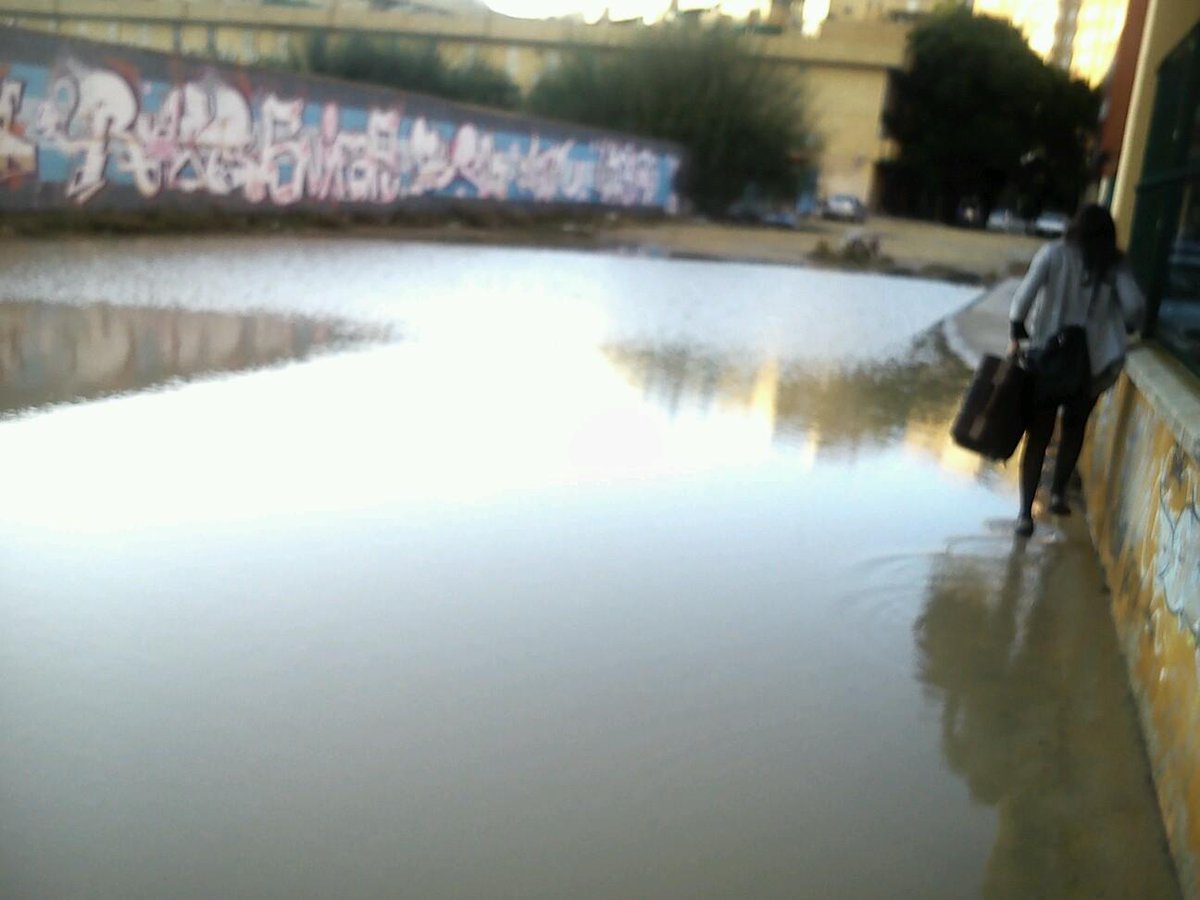 SaraGuisado's tweet photo. Dicen que esto es un charco sevillano @anasigenza http://t.co/Em8J2ZZceH