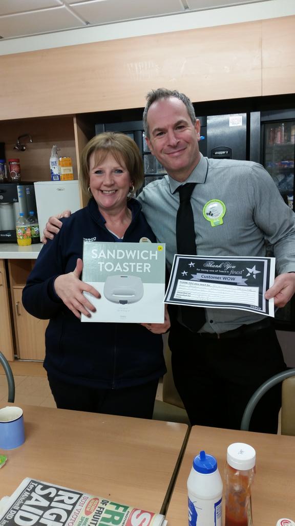 tesco1966's tweet photo. @Chris_OBrien32 well done to Christine who receives our wow award for most wows this week. http://t.co/D8Vt4EyBnP