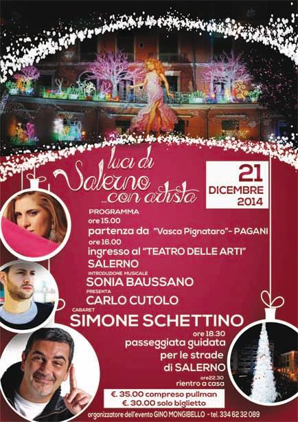 NgsNocera's tweet photo. #Salerno #LuciDArtista #21dicembre #simoneschettino #TeatrodelleArti #Bigatravel #NgsService http://t.co/laTsLJZDDY