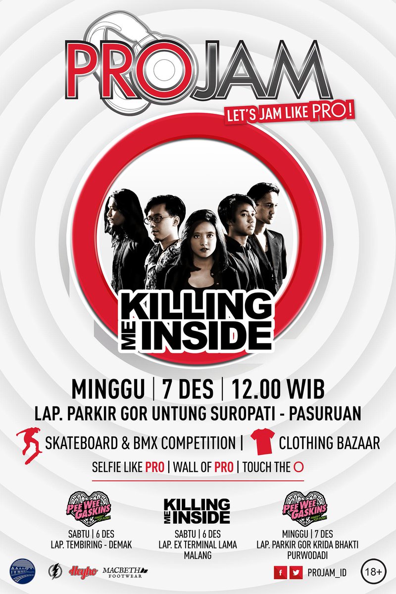 PROjam_ID's tweet photo. PROJAM Lets jam like PRO, Are u ready Projammer Pasuruan? Sing it, Move it, Jam it like PRO @KILLINGMEINSIDE http://t.co/nqUVPS4TVE