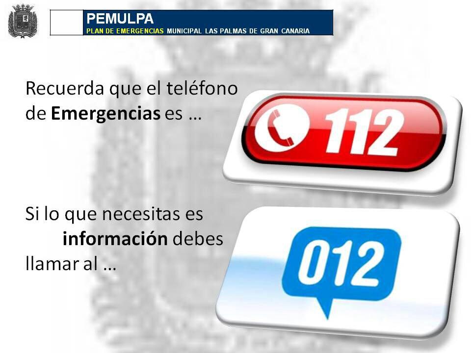 PoliciaLPA's tweet photo. #FMACanarias Básico y muy importante. No saturemos el servicio de atención a EMERGENCIAS. http://t.co/BTVLleuOtP