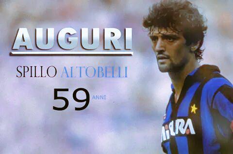 Happy birthday to my Idol Alessandro Altobelli, auguri Spillo!! 