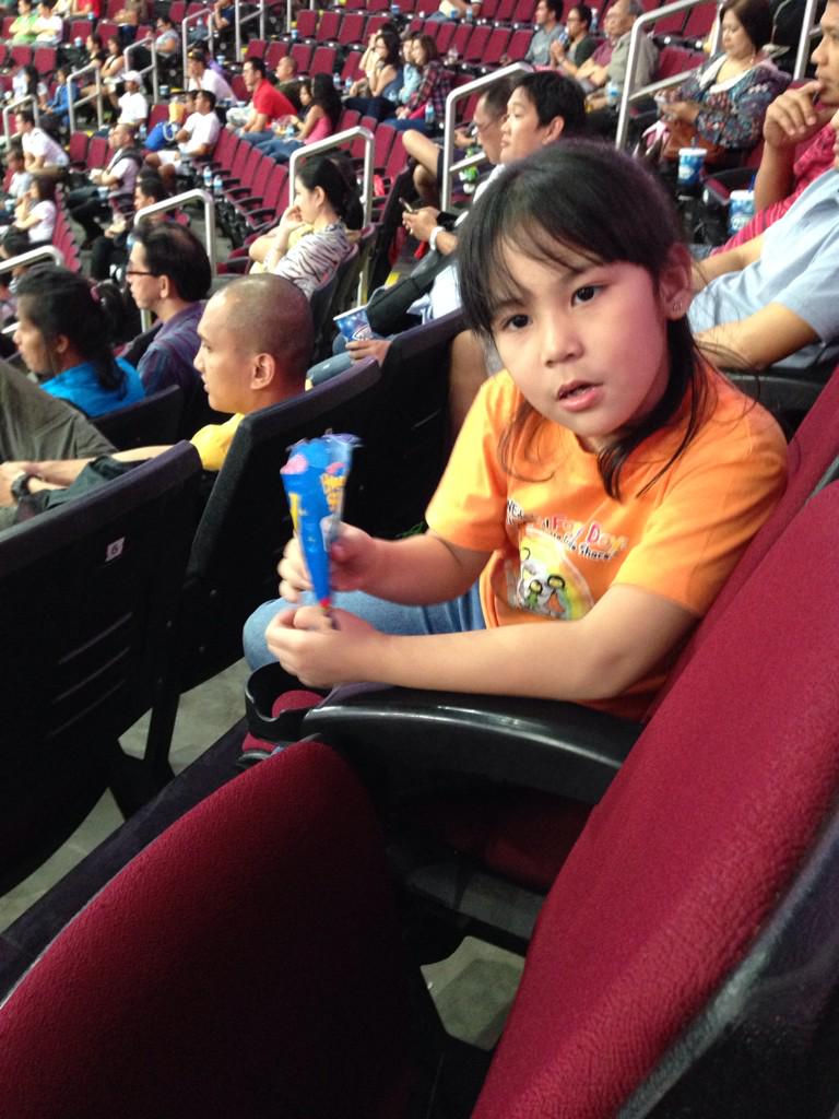 Belle watching #iptl #BreakTheCode