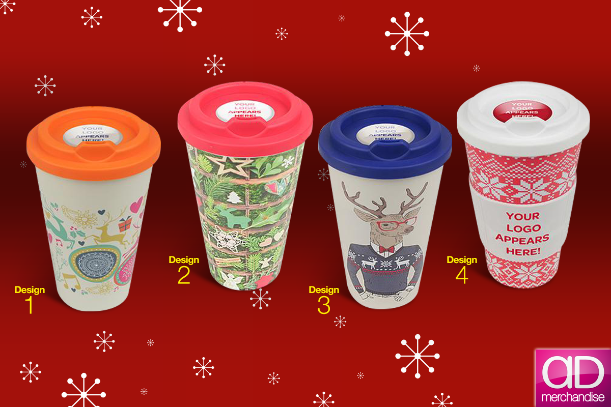 WeAreTeamAD's tweet photo. Great for events before Christmas, our range of xmas-themed Thermal Mugs. 4 designs available with branded lid decal. http://t.co/IZheGlYSiN