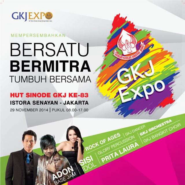 Jadi pastikan kamu, keluargamu, dan teman2mu datang dan jadi saksi kebangkitan GKJ ya besok! #GKJBangkit <a href="/GKJExpo14/">GKJ Expo 2014</a>