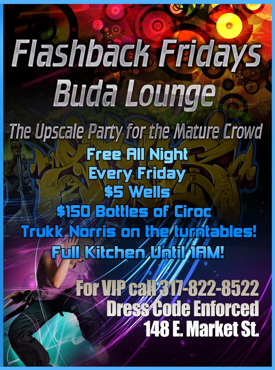 trukknorris's tweet photo. Tonight!! #FlashbackFriday at @BUDAlounge! The old school party for the mature crowd!! I'll be in the mix all night! http://t.co/4QwEIut2u7
