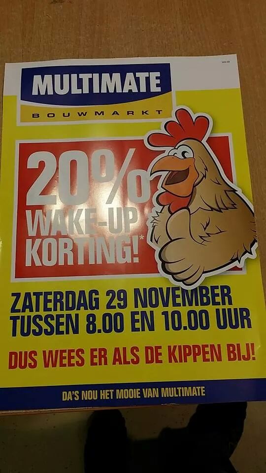 multimate7902's tweet image. Morgen tussen 08.00 tot 10.00  20 procent korting zie voorwaarden in de bouwmarkt