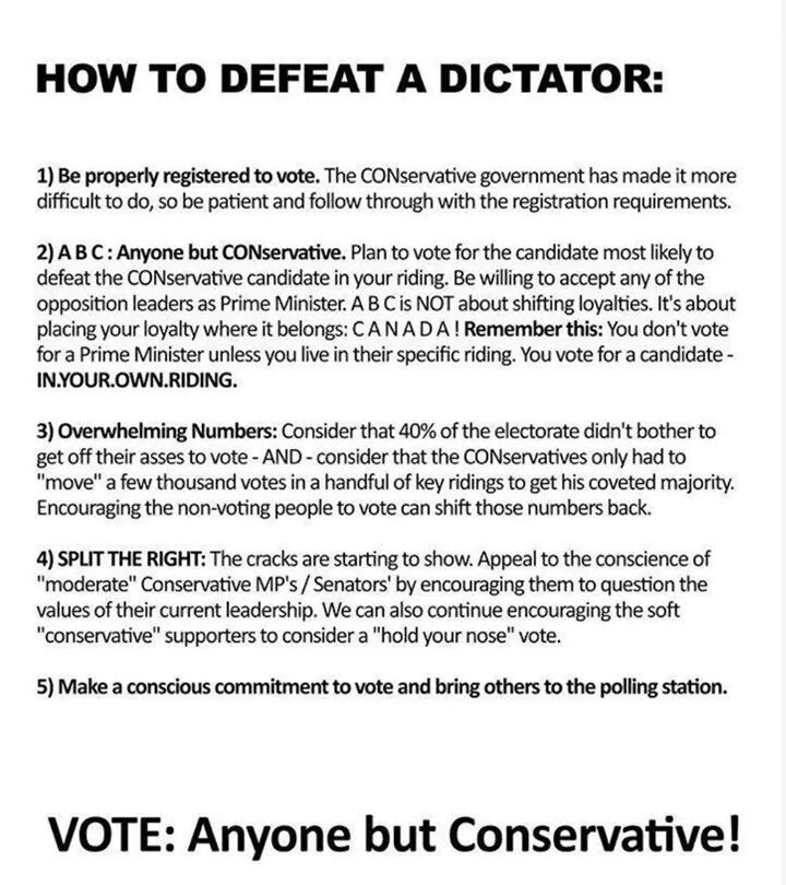 How to get rid of Harper.