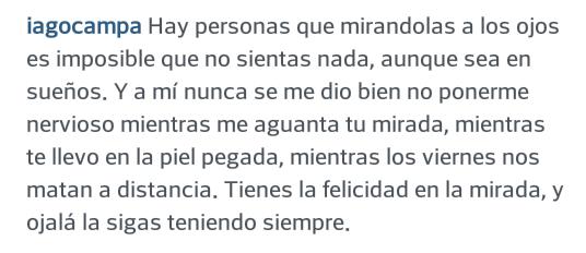 elena_lm4's tweet photo. “@iagocampa: Tienes la felicidad en la mirada, y ojalá la sigas teniendo siempre http://t.co/PNGhF8X5AL”
