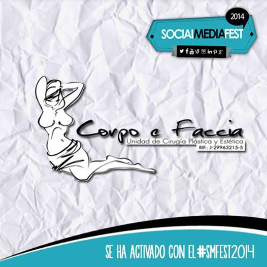 SMFest2014's tweet photo. Hoy es viernes para consentirte en el centro estético Corpo e Faccia, aliados oficiales del #SMFest2014 . http://t.co/tc5D3Or7bE