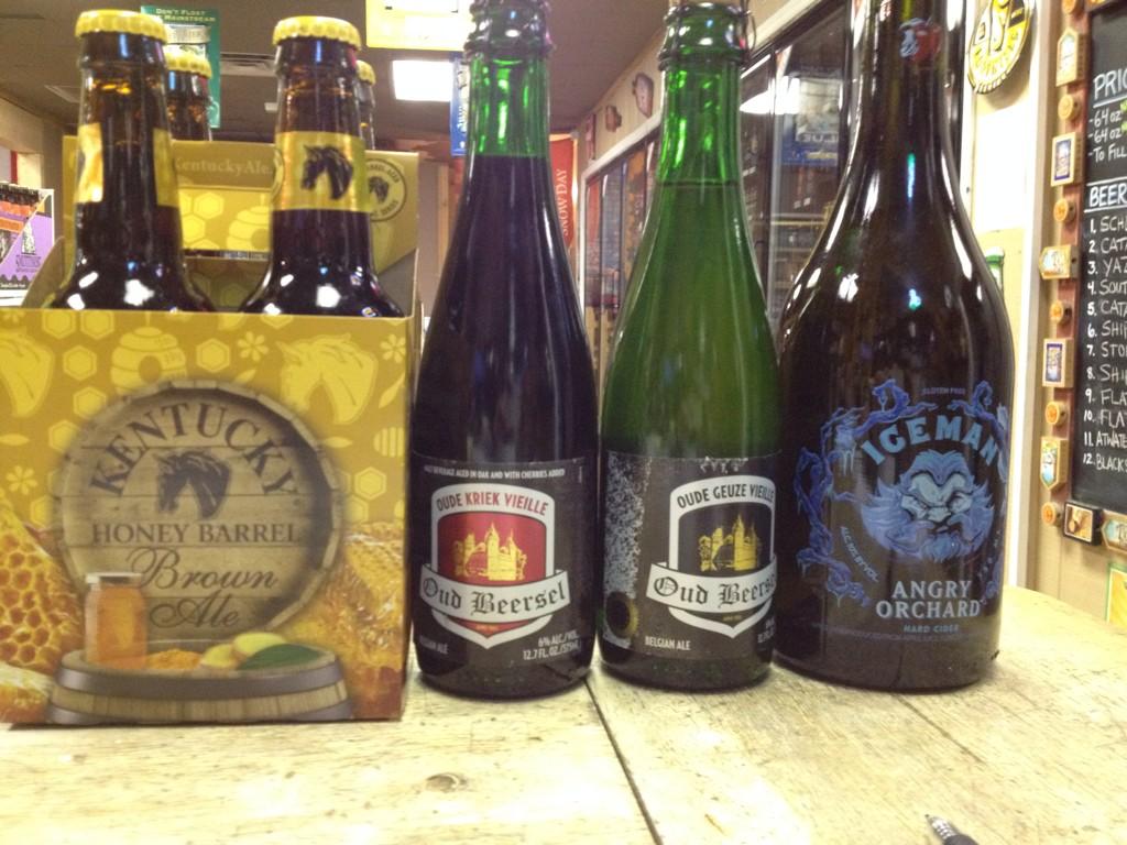 RiversideBevCHA's tweet photo. New Arrivals: @KentuckyAle @AngryOrchard #OudBeersel http://t.co/UBllESuCfU