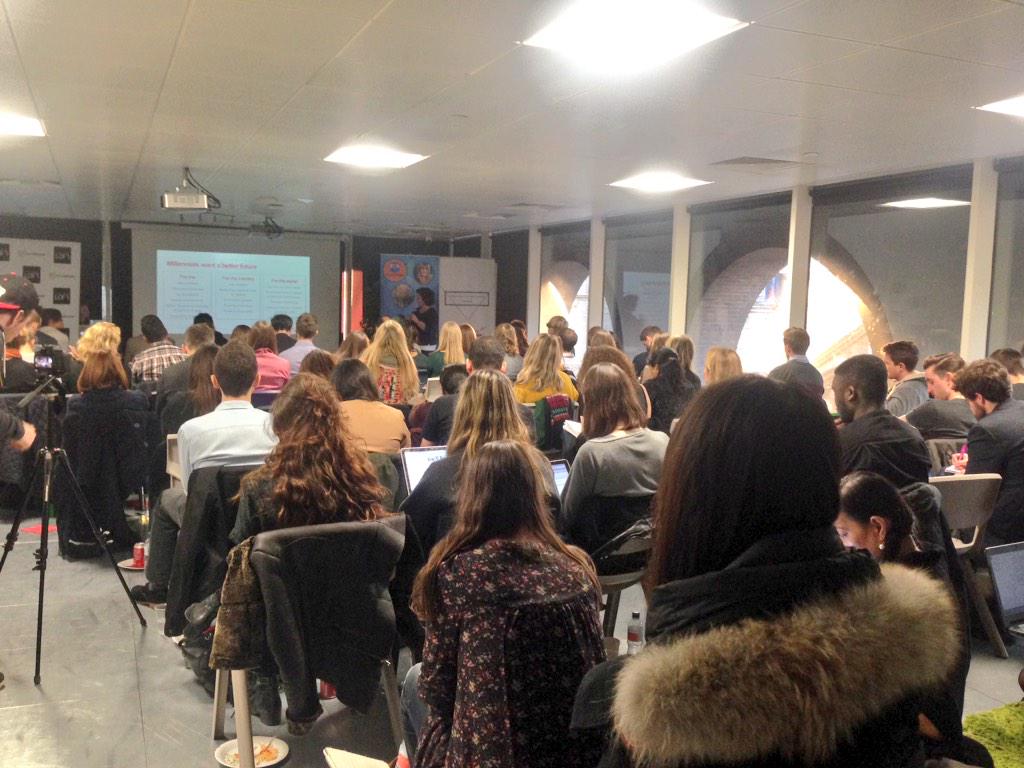 RainmakingLoft's tweet photo. .@NextGenConsumer event today at the Loft discussing how #Millennials buy. #NextGenLDN #loftlondon http://t.co/Umee6NJn8u