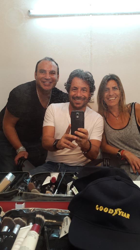 RickySarkany's tweet photo. Empezamos !!! Campaña GODOYEAR  @elviobichi &amp; @lorenatarabini http://t.co/LZk6jwYKWE