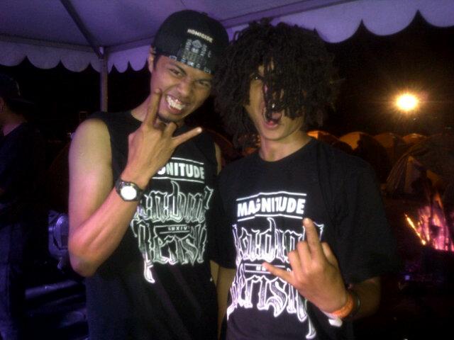 #MAGNITUDEBBCamp2014 #BandungOuter3 #WeComeWithPride <a href="/Azzeo_EO/">Azzeo </a> w/ MetalHeadz #IRCGarut Music is Universal!!!