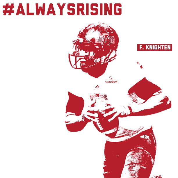 SunBelt's tweet photo. RT if @RedWolvesFBall gets a big win on Senior Day vs. New Mexico State! #FunBelt #AlwaysRising #NMSUvsARST http://t.co/fMiDr8SvTf