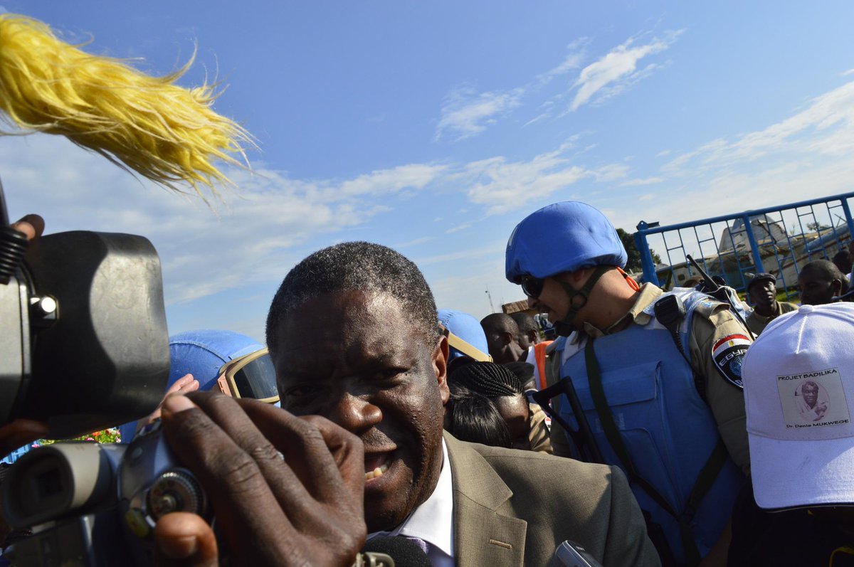 C’est une joie pourmoi de voir quela population congolaises’approprie dece prix. @DenisMukwege @PanziFoundation #DRC