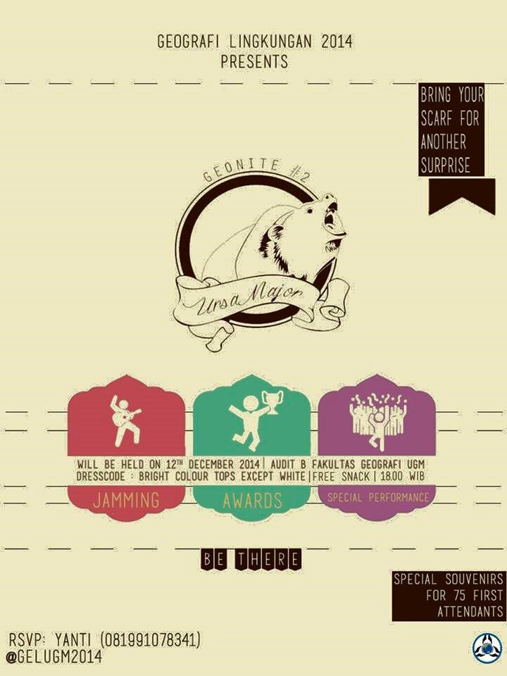 tadaaaa!!! poster resmi sudah keluaar....be there yaa qaqa qaqaa :)) <a href="/gelugm2012/">Geo-Lingkungan 2012</a> <a href="/gelugm2013/">GEL FGE UGM 2013</a>