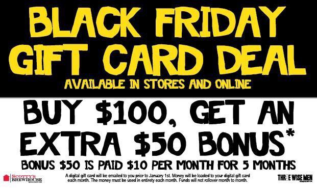 brewhouse's tweet image. I am picking 10 random people that RT this to win 10 free growlers and a $10 gift card #BrewhouseBlackFriday