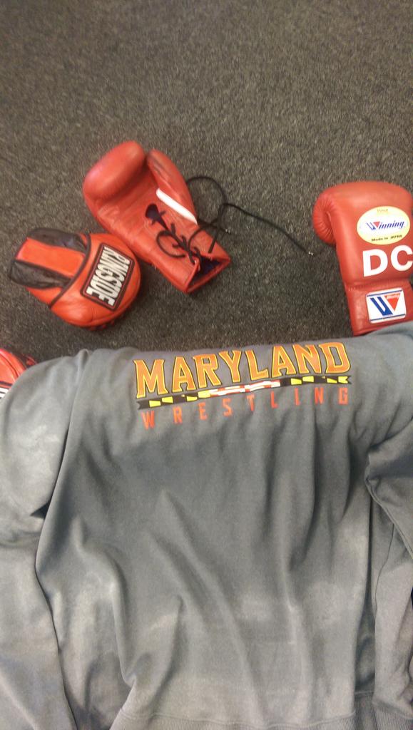 dc_mma's tweet photo. 7 am boxing done. Grind. Thanks for the swag @kmac120 #marylandwrestling #Sanchezboxing @rosendosanchez http://t.co/iYcSc57gus