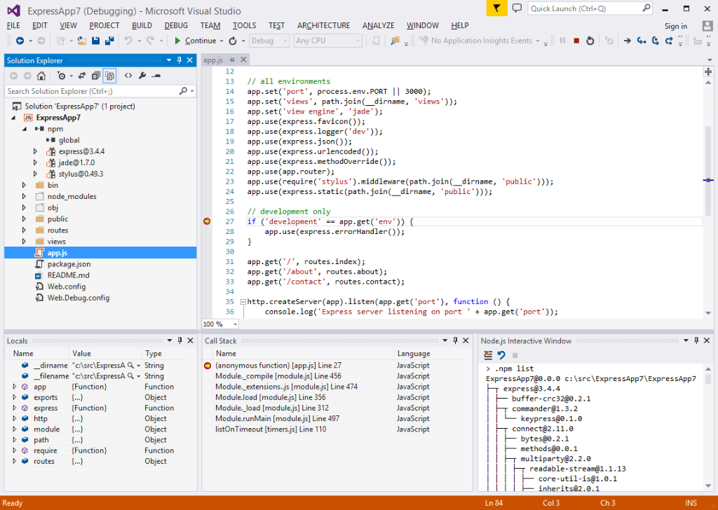 visual studio 2014 express download