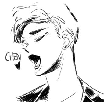 노래 부를때 종대 입모양이 너무너무너무 이뻐서 슬쩍 그려보았다.
어떻게 저런 이쁜 입모양이..그리고 덤으로 노래 부를때(특히 고음!)의 손동작이라던가 행동이 너무 멋져! 정말 하나하나 이뻐보이니 이것이 첸깍지. 