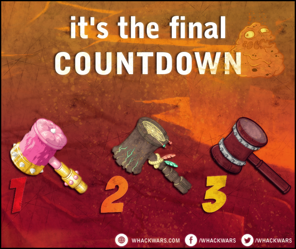 WhackWars's tweet photo. We are in the final stretch! Are you super excited as we are?
December 1st HellAwaits #WhackIt
http://t.co/5Vv4E0WpmR http://t.co/8UqIpVkvSe