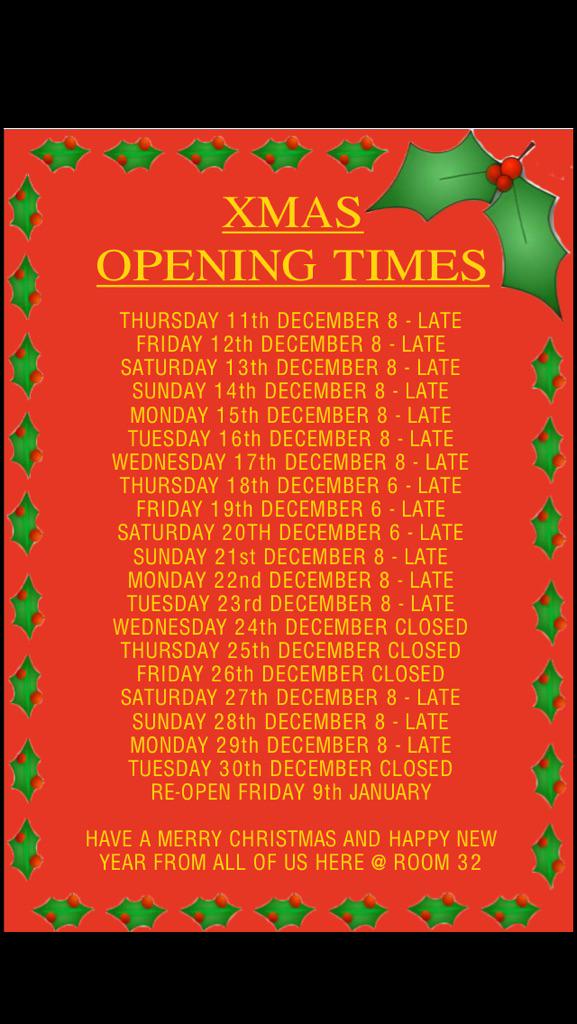 Roomthirty2's tweet photo. We will be opening more days over the Christmas period so you have plenty of time to treat yourself 🎄🎅🎁 http://t.co/vwqNJhJLjo