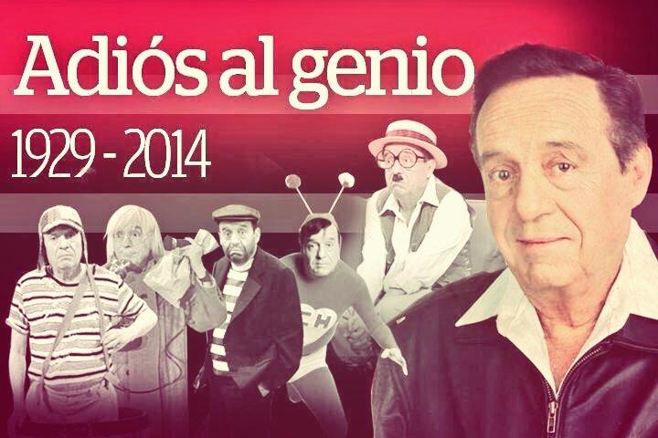 Erika_257's tweet photo. Siempre Nos Sacaste Una Sonrisa Asi Estubieramos Tristes.Descansa En Paz #Chespirito RT Si Extrañaras Al Chavo :( http://t.co/hlA265iLm4