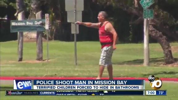 Chakierrah's tweet photo. White Man from San Diego Waves Gun Around Small Children In Confrontation w/ Police and Is Taken Into Custody Alive. http://t.co/crdRHXgI7D