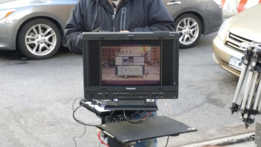 Happy thanksgiving weekend everyone.  
Shooting our first commercial in midtown.