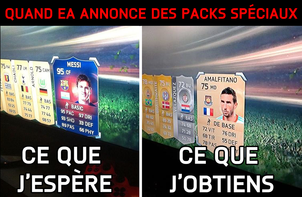 FUF_FUT's tweet photo. La triste vérité... vous êtes des vendeurs de faux espoirs @EA_FIFA_France :'( #FUT15 #TROLL http://t.co/98MzACmwYH
