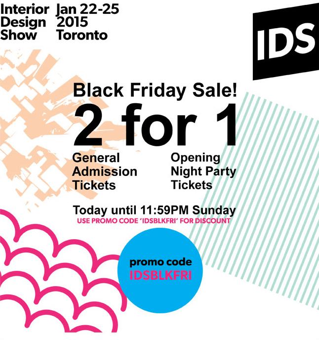 IDSToronto's tweet image. IDS15 Black Friday Sale! 2 for 1 General Admission tickets. Promo code: 'IDSBLKFRI'. Buy at bit.ly/BF2for1