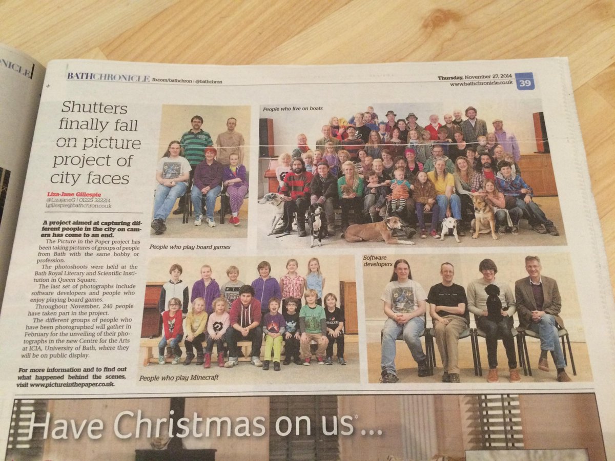 teabass's tweet photo. Felix and I got our @PixInThePaper in the @BathChron this week! http://t.co/6i80bUSmaS