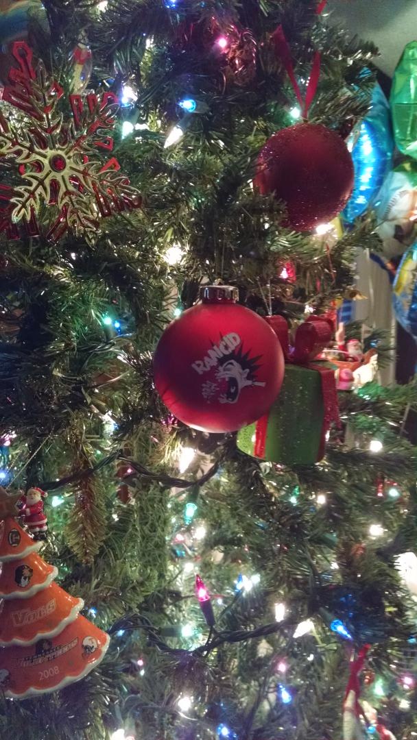 My tree is not complete without my <a href="/Rancid/">RANCID</a> ornament