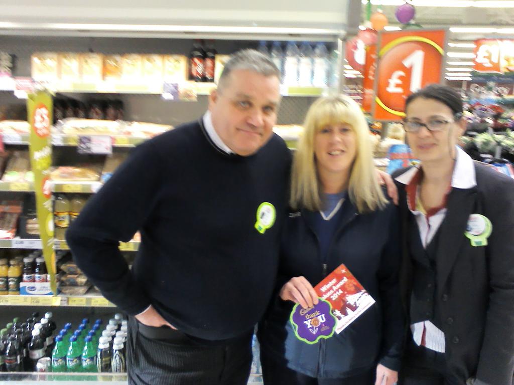 So proud of all the staff who "gave an hour" to help with the food bank great team effort